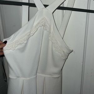 mi ami mini dress white